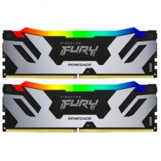 Модуль пам'яті для комп'ютера DDR5 32 GB (2x16GB) 6400 MHz Renegade Silver RGB Kingston Fury (ex.HyperX)