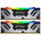 Модуль пам'яті для комп'ютера DDR5 32 GB (2x16GB) 6400 MHz Renegade Silver RGB Kingston Fury (ex.HyperX)