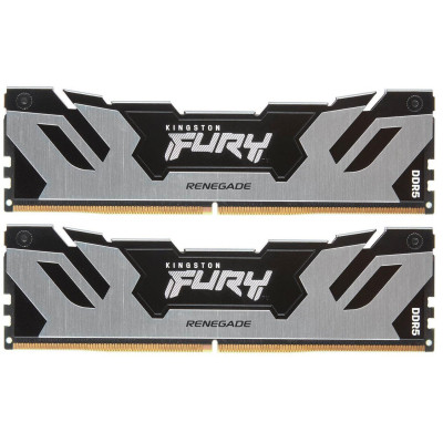 Модуль пам'яті для комп'ютера DDR5 32GB (2x16GB) 6400 MHz FURY Renegade Silver Kingston Fury (ex.HyperX)