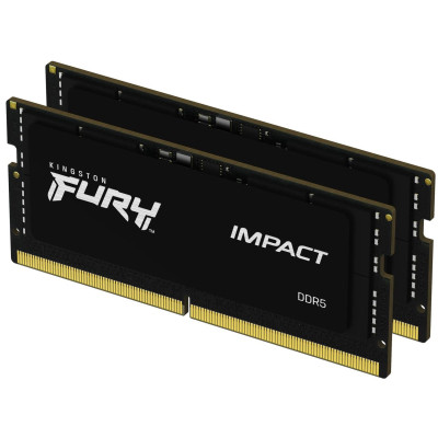 Модуль пам'яті для ноутбука SoDIMM DDR5 64 GB (2x32 GB) 4800 MHz FURY Impact Kingston Fury (ex.HyperX)