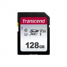 Карта памяти Transcend 128GB SDXC class 10 UHS-I U1 V10 (TS128GSDC300S)