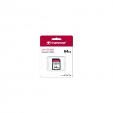Картка пам'яті Transcend 64 GB SDXC class 10 UHS-I U1 V10 (TS64GSDC300S) - Фото