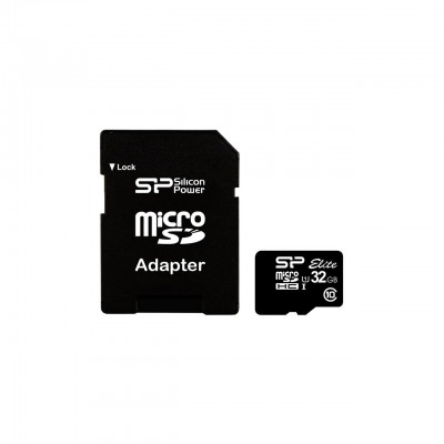 Картка пам'яті Silicon Power 32GB microSD Class 10 UHS-ISDR (SP032GBSTHBU1V10SP)