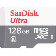 Карта памяти SanDisk 128GB microSD class 10 Ultra Light (SDSQUNR-128G-GN6MN)