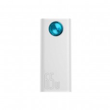 Оригінал Baseus Power Bank 30000 mAh Amblight Digital Display 65W 6A PPLG-A02 white BS-30KP365 для ноутбуків - Фото