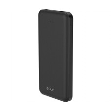 Оригінал Golf Power Bank 10000 mAh P200 Black 964067 (6959072724380) 10W 2.1A fast charging 2xUSB - Фото