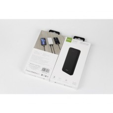 Оригінал Golf Power Bank 10000 mAh P200 Black 964067 (6959072724380) 10W 2.1A fast charging 2xUSB - Фото