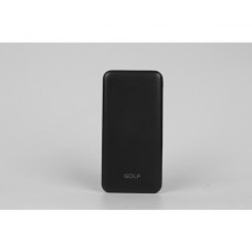 Оригінал Golf Power Bank 10000 mAh P200 Black 964067 (6959072724380) 10W 2.1A fast charging 2xUSB - Фото