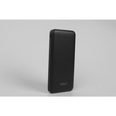 Оригінал Golf Power Bank 10000 mAh P200 Black 964067 (6959072724380) 10W 2.1A fast charging 2xUSB - Фото