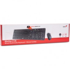 Комплект Genius C-126 SlimStar USB Black Ukr (31330007407) - Фото