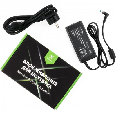 Блок живлення до ноутбука Vinga HP 65 W 18.5 V 3.5 А роз'єм 4.5*3.0 (VPA-1835-HP4530-101)