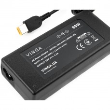 Блок живлення до ноутбука Vinga Lenovo 90 W 20 V 4.5 A роз'єм square (VPA-2045-LNSQ01-101) - Фото