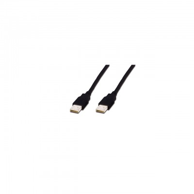 Дата кабель USB 2.0 AM/AM 1.0m Digitus (AK-300100-010-S)