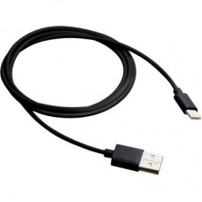 Дата кабель USB 2.0 AM to Type-C 1.0m black CANYON (CNE-USBC1B) - Фото