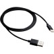 Дата кабель USB 2.0 AM to Type-C 1.0m black CANYON (CNE-USBC1B)
