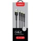Дата кабель USB 2.0 AM to Lightning + Micro 5P + Type-C 1.4m CBFLEXU1 bl Intaleo (1283126487521) Дата кабель USB 2.0 AM to Lightning + Micro 5P + Type-C 1.4m CBFLEXU1 bl Intaleo (1283126487521)