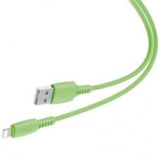 Дата кабель USB 2.0 AM to Lightning 1.2m 2.4A green Baseus (CALDC-06) - Фото