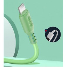 Дата кабель USB 2.0 AM to Type-C 1.0m soft silicone green ColorWay (CW-CBUC042-GR) - Фото
