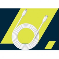 Дата кабель USB-C to USB-C 2.0m 100W 20V/ 5A white Canyon (CNS-USBC12W) - Фото