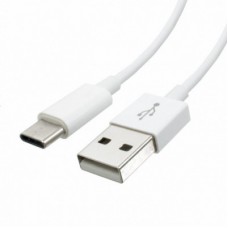 Дата кабель USB 2.0 AM to Type-C 1.0m white OEM Atcom (C001) - Фото