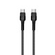 Дата кабель USB Type-C to Type-C 1.0m 3.0A black ColorWay (CW-CBPDCC047-BK)