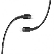 Дата кабель USB Type-C to Type-C 1.0m 3.0A black ColorWay (CW-CBPDCC047-BK) - Фото