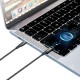 Дата кабель USB-C to USB-C 1.2m 5A 100W transparent head ColorWay (CW-CBPDCC053-BK)