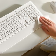 Клавіатура Logitech Signature K650 For Business UA USB/Bluetooth Off-White (920-010977) - Фото