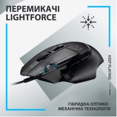 Мишка Logitech G502 X USB Black (910-006138) - Фото