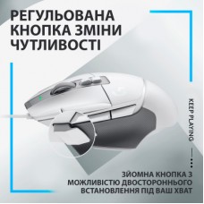 Мышка Logitech G502 X USB White (910-006146) - Фото
