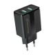 Зарядное устройство Grand-X 5V 2,4A USB Black (CH-15B)