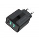 Зарядное устройство Grand-X 5V 2,4A USB Black (CH-15B)