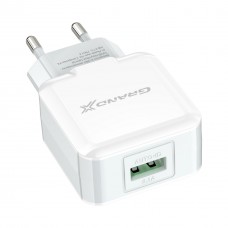 Зарядний пристрій Grand-X 5 V 2.1 A White (CH-03W) - Фото