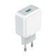 Зарядний пристрій Grand-X 5 V 2.1 A White (CH-03W) Зарядний пристрій Grand-X 5 V 2.1 A White (CH-03W)