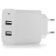 Зарядний пристрій ColorWay 2 USB AUTO ID 4.8 A (24 W) (CW-CHS016-WT)