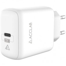 Зарядний пристрій ACCLAB AL-TC125 1хType-C 5В/3A/25W QC/PD3.0 (1283126538841) - Фото