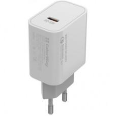 Зарядний пристрій ColorWay PD Port PPS USB Type-C (30 W) white (CW-CHS038PD-WT) - Фото