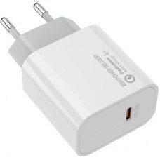 Зарядний пристрій ColorWay PD Port PPS USB Type-C (30 W) white (CW-CHS038PD-WT) - Фото