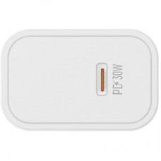 Зарядний пристрій ColorWay PD Port PPS USB Type-C (30 W) white (CW-CHS038PD-WT) - Фото