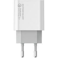 Зарядний пристрій ColorWay PD Port PPS USB Type-C (30 W) white (CW-CHS038PD-WT) - Фото