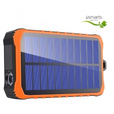 Power Bank 4smarts Solar Prepper 12000 mAh повербанк із динамо-машиною та сонячною батареєю - Фото