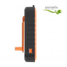 Power Bank 4smarts Solar Prepper 12000 mAh повербанк із динамо-машиною та сонячною батареєю - Фото