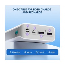 Оригінал Romoss Power Bank 30000 mAh Sense 8F PHP30-711-1133H White Банк Заряду Швидка Зарядка QC3.0 22.5W - Фото