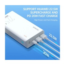 Оригінал Romoss Power Bank 30000 mAh Sense 8F PHP30-711-1133H White Банк Заряду Швидка Зарядка QC3.0 22.5W - Фото
