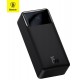 Оригінал Baseus Bipow Digital Display 30000 mAh 15 W Black PPDML-K01 Power Bank Швидка зарядка QC 3.0 PD AFC