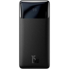 Оригінал Baseus Bipow Digital Display 30000 mAh 15 W Black PPDML-K01 Power Bank Швидка зарядка QC 3.0 PD AFC - Фото