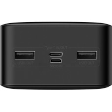 Оригінал Baseus Bipow Digital Display 30000 mAh 15 W Black PPDML-K01 Power Bank Швидка зарядка QC 3.0 PD AFC - Фото