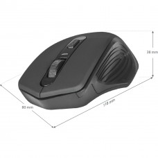 Мишка Defender Datum MB-345 Black (52345) - Фото