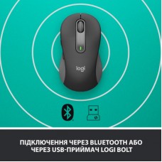 Мышка Logitech Signature M650 L Wireless Graphite (910-006236) - Фото