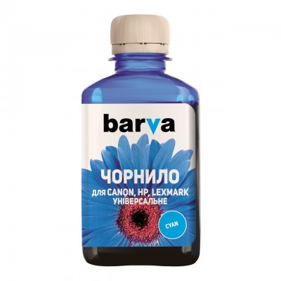 Чернила BARVA CANON/HP/Lexmark Universal №4 CYAN 180г (CU4-476)